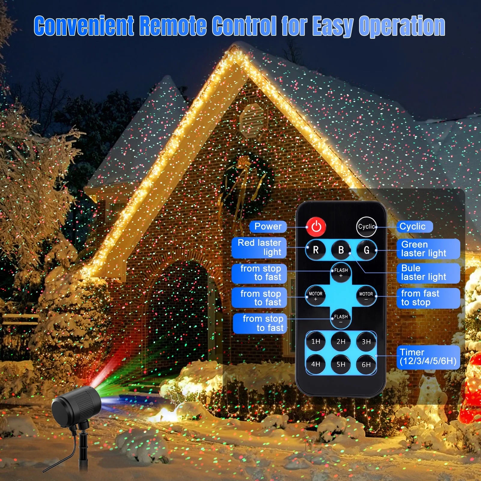 Laser Christmas Projector Lights Outdoor